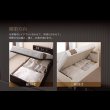 画像12: 組立設置対応！おしゃれ棚タイプ・ガス圧式跳ね上げ大容量収納ベッド【Grand L】グランド・エル (12)
