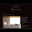 画像20: 組立設置対応！おしゃれ棚タイプ・ガス圧式跳ね上げ大容量収納ベッド【Grand L】グランド・エル (20)