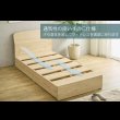 画像9: ファブリックヘッドボードLED照明付き収納ベッド【Matias】シングルベッド限定 (9)