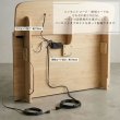 画像10: ファブリックヘッドボードLED照明付き収納ベッド【Matias】シングルベッド限定 (10)