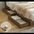 画像7: LED照明付き格子デザインすのこ収納ベッド【Dominic】シングルベッド限定 (7)