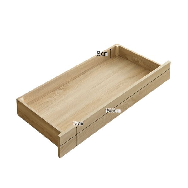 画像11: LED照明付き格子デザインすのこ収納ベッド【Dominic】シングルベッド限定 (11)