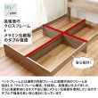 画像7: 高強度シャビーデザインおしゃれ収納ベッド【Elliot】 (7)