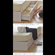 画像4: シングルベッド限定！お買い得BOX型収納ベッド【Hazel】ヘーゼル お買い得 (4)