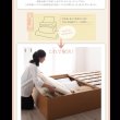 画像6: 国産：大容量床下収納庫付きヘッドレスすのこベッド【O・S・V 】オーエスブイ (6)