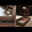 画像3: USBコンセント・フラップ扉付き多機能収納ベッド【Winston】 お買い得 (3)