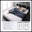 画像5: クイーンサイズ対応ベーシックデザイン引き出し収納ベッド【Kevin】ケヴィン (5)