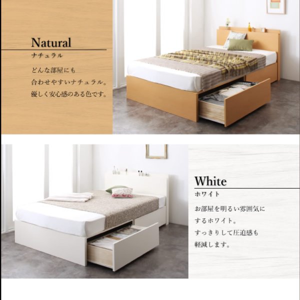 画像12: 頑丈ベッドシリーズ【Tough】タフ　日本製BOX型収納ベッド (12)