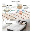 画像4: 布団が干せる日本製すのこベッド｜選べるヘッドボード＆2杯引き出し【Baroin】 (4)