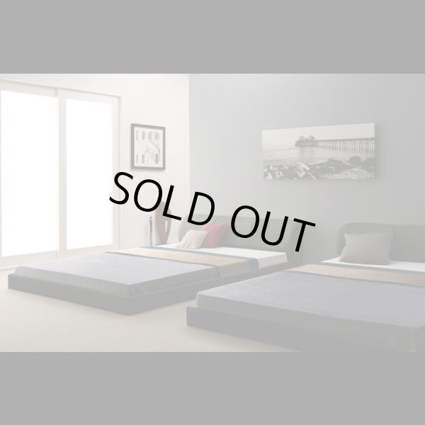 画像4: モダンデザインレザーフロアベッド【BASTOL】バストル　連結仕様 (4)