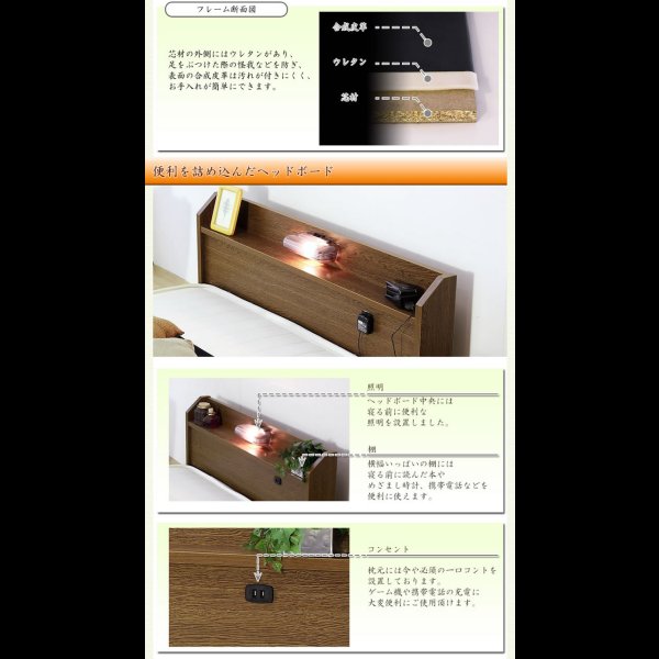 画像4: 日本製：連結ベッド親子・夫婦で寝られるフロアベッド セール価格 (4)