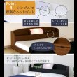 画像3: 日本製：フロアベッドで絶大な人気！棚照明付フロアベッド190 大幅値下げ (3)