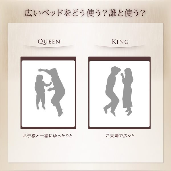 画像7: キング・クイーンサイズ対応！棚・コンセント付きフロアベッド【Isis】イシス (7)
