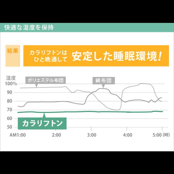 画像10: 【大幅値下げ】吸湿する1枚で寝られるオールインワン敷布団【カラリフトン】 (10)