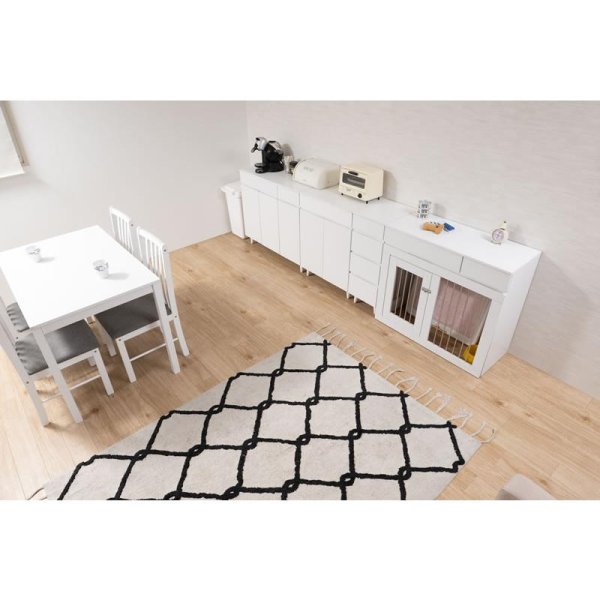 画像18: キャビネット 幅60 フレンチシャビ―家具【whiteliv】 (18)