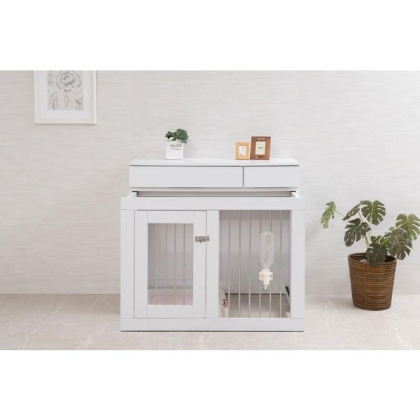 画像10: スライド式ぺっどゲージ 幅90 フレンチシャビ―家具【whiteliv】 (10)