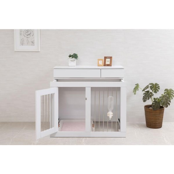 画像11: スライド式ぺっどゲージ 幅90 フレンチシャビ―家具【whiteliv】 (11)