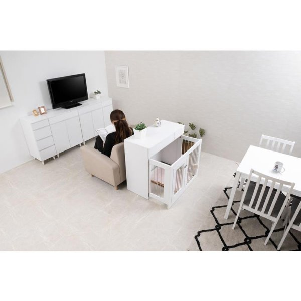 画像16: スライド式ぺっどゲージ 幅90 フレンチシャビ―家具【whiteliv】 (16)