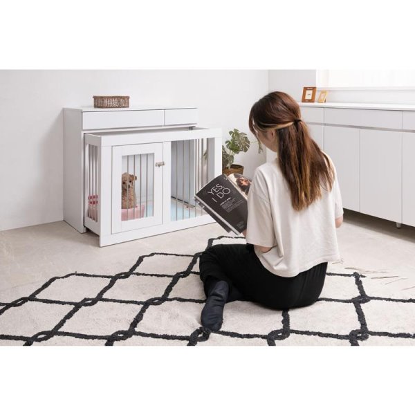 画像18: スライド式ぺっどゲージ 幅90 フレンチシャビ―家具【whiteliv】 (18)