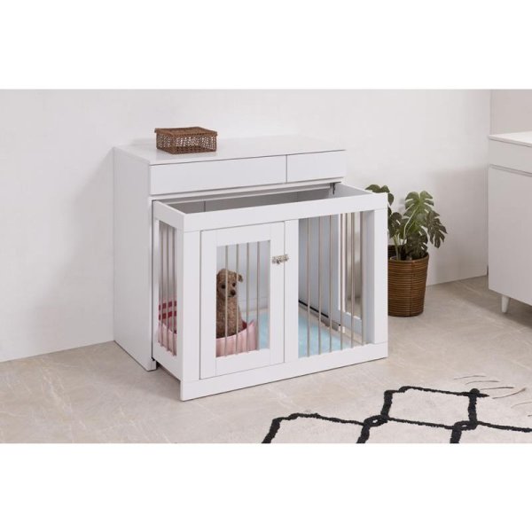 画像20: スライド式ぺっどゲージ 幅90 フレンチシャビ―家具【whiteliv】 (20)