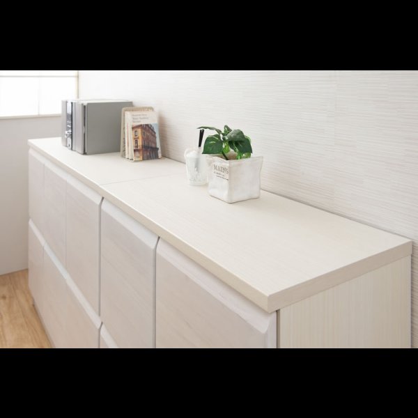 画像4: 桐材を使ったスクエアキャビネット【Enix】 幅107.5 扉タイプ (4)