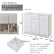 画像30: 桐材を使ったスクエアキャビネット【Enix】 幅107.5 扉+引出しタイプ (30)