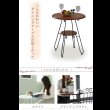 画像4: 一人暮らしの女性におすすめ！曲線がかわいい姫系アイアン家具　ダイニングテーブル (4)