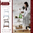 画像2: 一人暮らしの女性におすすめ！曲線がかわいい姫系アイアン家具　キッチンワゴン (2)