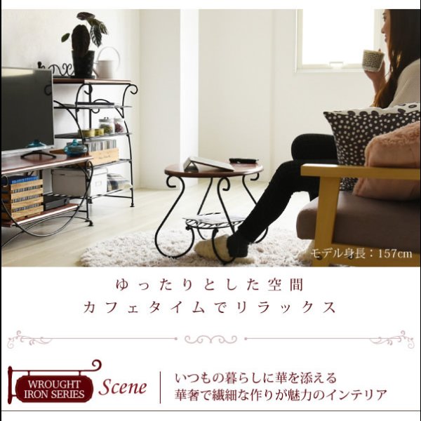 画像5: 一人暮らしの女性におすすめ！曲線がかわいい姫系アイアン家具　シューズラック (5)