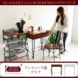 画像2: 一人暮らしの女性におすすめ！曲線がかわいい姫系アイアン家具　デスク (2)