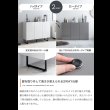 画像7: 2way仕様フラットデザイン鏡面キャビネット【Henlik】 幅100 ホワイト／グレー (7)