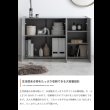 画像8: 2way仕様フラットデザイン鏡面キャビネット【Henlik】 幅100 ホワイト／グレー (8)