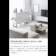 画像10: 2way仕様フラットデザイン鏡面キャビネット【Henlik】 幅100 ホワイト／グレー (10)
