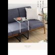 画像11: ブラックガラス採用高さ調整付きサイドテーブル【Nicolas】 (11)