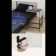 画像14: ブラックガラス採用高さ調整付きサイドテーブル【Nicolas】 (14)