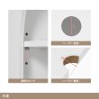 画像19: 大人可愛いマントルピース型の収納ラック 完成品 幅60／80cm (19)