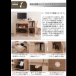 画像9: 大人気収納家具！完成品・日本製スクエアキャビネット 幅104　PCデスクタイプ (9)