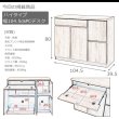 画像12: 大人気収納家具！完成品・日本製スクエアキャビネット 幅104　PCデスクタイプ (12)