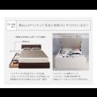 画像9: 日本製ガス圧式収納ベッド【Merodia】メロディア　レギュラー丈／ショート丈 (9)