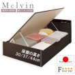 画像10: 高品質日本製ガス圧式収納ベッド【Melvin】棚付き お買い得価格シリーズ (10)
