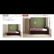 画像7: ショート丈ガス圧式跳ね上げ収納ベッド【Clory Short】クローリーショート日本製 (7)
