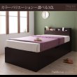 画像14: ショート丈ガス圧式跳ね上げ収納ベッド【Clory Short】クローリーショート日本製 (14)