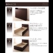 画像17: ショート丈ガス圧式跳ね上げ収納ベッド【Clory Short】クローリーショート日本製 (17)