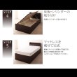 画像18: ショート丈ガス圧式跳ね上げ収納ベッド【Clory Short】クローリーショート日本製 (18)