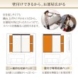 画像8: ガス圧式跳ね上げ＆BOX型引き出し収納連結ベッド【Parlare】パルラーレ 棚付き 日本製 (8)