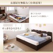 画像9: ガス圧式跳ね上げ＆BOX型引き出し収納連結ベッド【Parlare】パルラーレ 棚付き 日本製 (9)