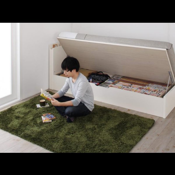 画像8: 国産ガス圧式収納ベッド【Amaryllis】アマリリス 人気NO1！ (8)