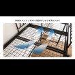 画像10: シンプルデザイン頑丈設計ロフトベッド【Aimee】 (10)