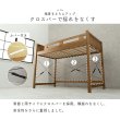 画像10: カントリー調頑丈木製ロフトベッド【Calista】 棚・コンセント付き ベッド下113cm (10)