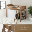 画像20: カントリー調頑丈木製ロフトベッド【Calista】 棚・コンセント付き ベッド下113cm (20)